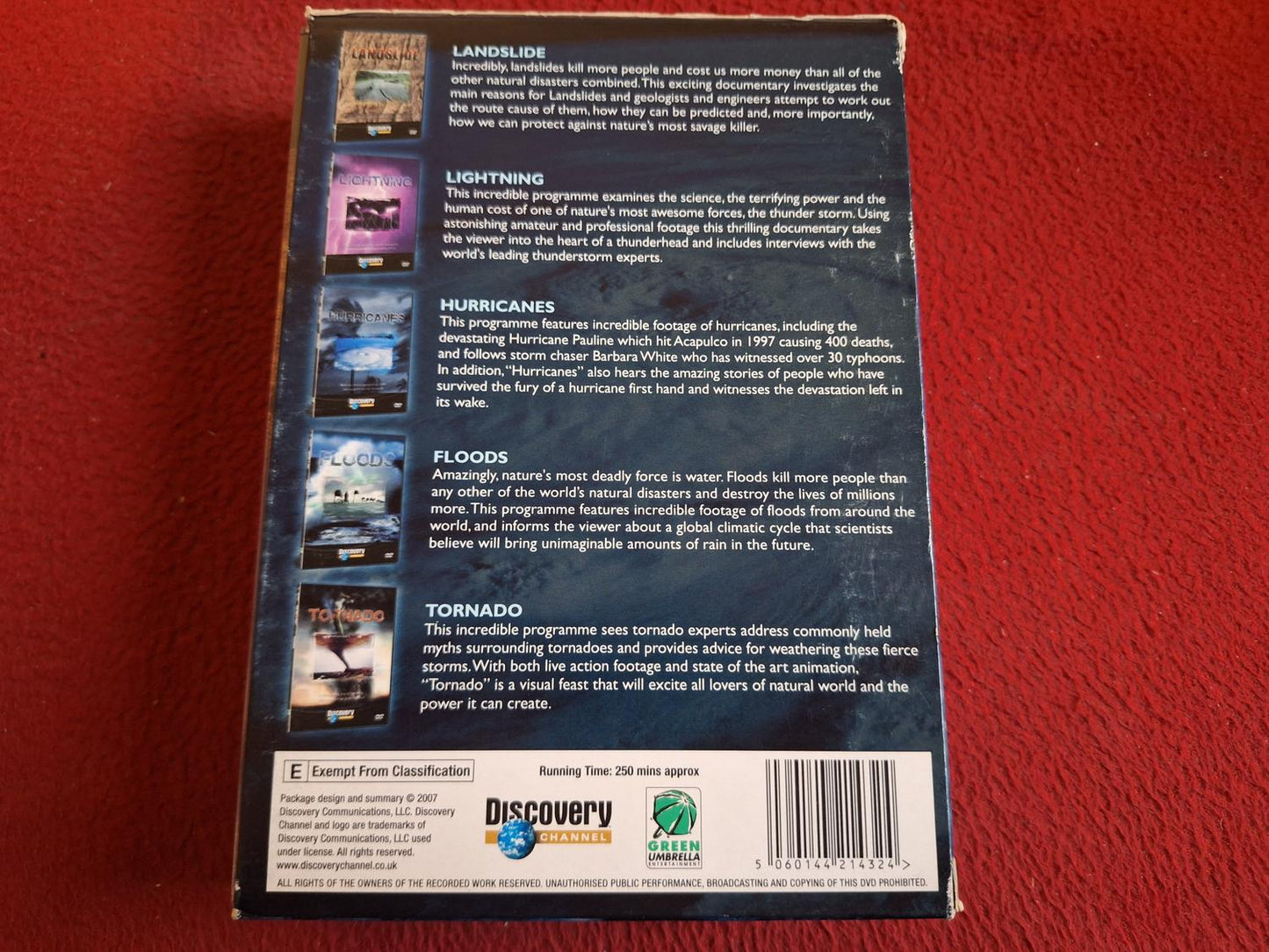 NATURE'S FURY - LANDSLIDE / LIGHTNING / HURRICANES / FLOODS / TORNADO BOX DVD