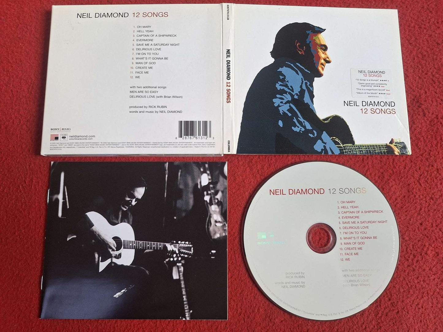 NEIL DIAMOND 12 SONGS CD