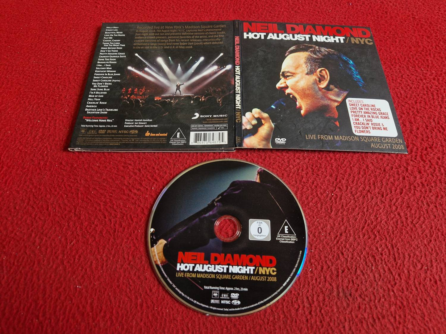 NEIL DIAMOND HOT AUGUST NIGHT / NYC CD