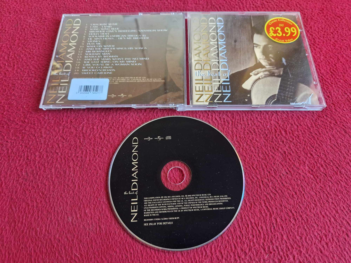 NEIL DIAMOND THE BEST OF CD