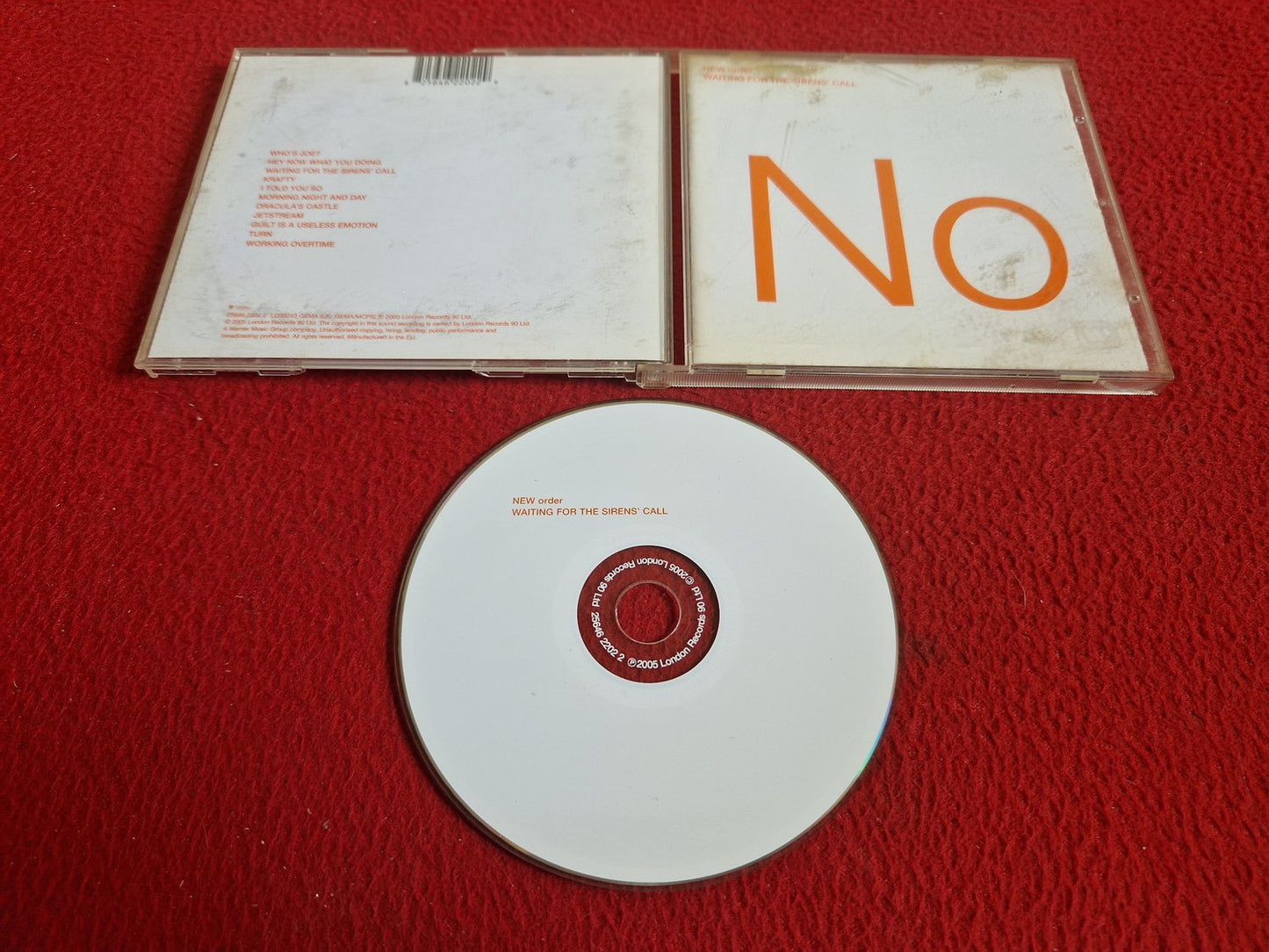 NEW ORDER WAITING FOR THE SIRENS' CALL CD
