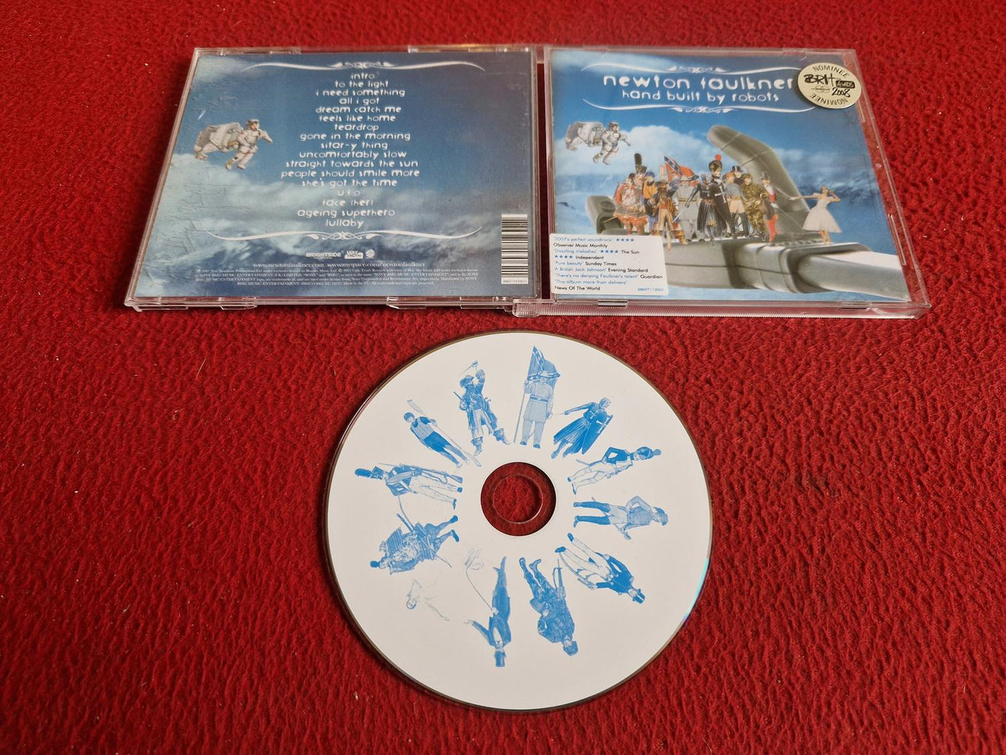 NEWTON FAULKNER HAND BUILT BY ROBOTS CD