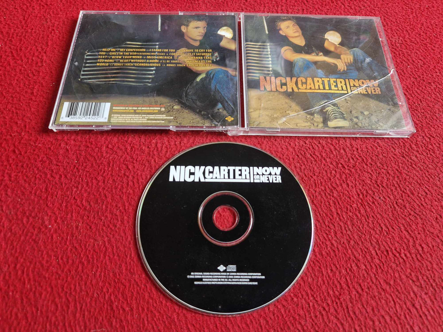 NICK CARTER NOW OR NEVER CD
