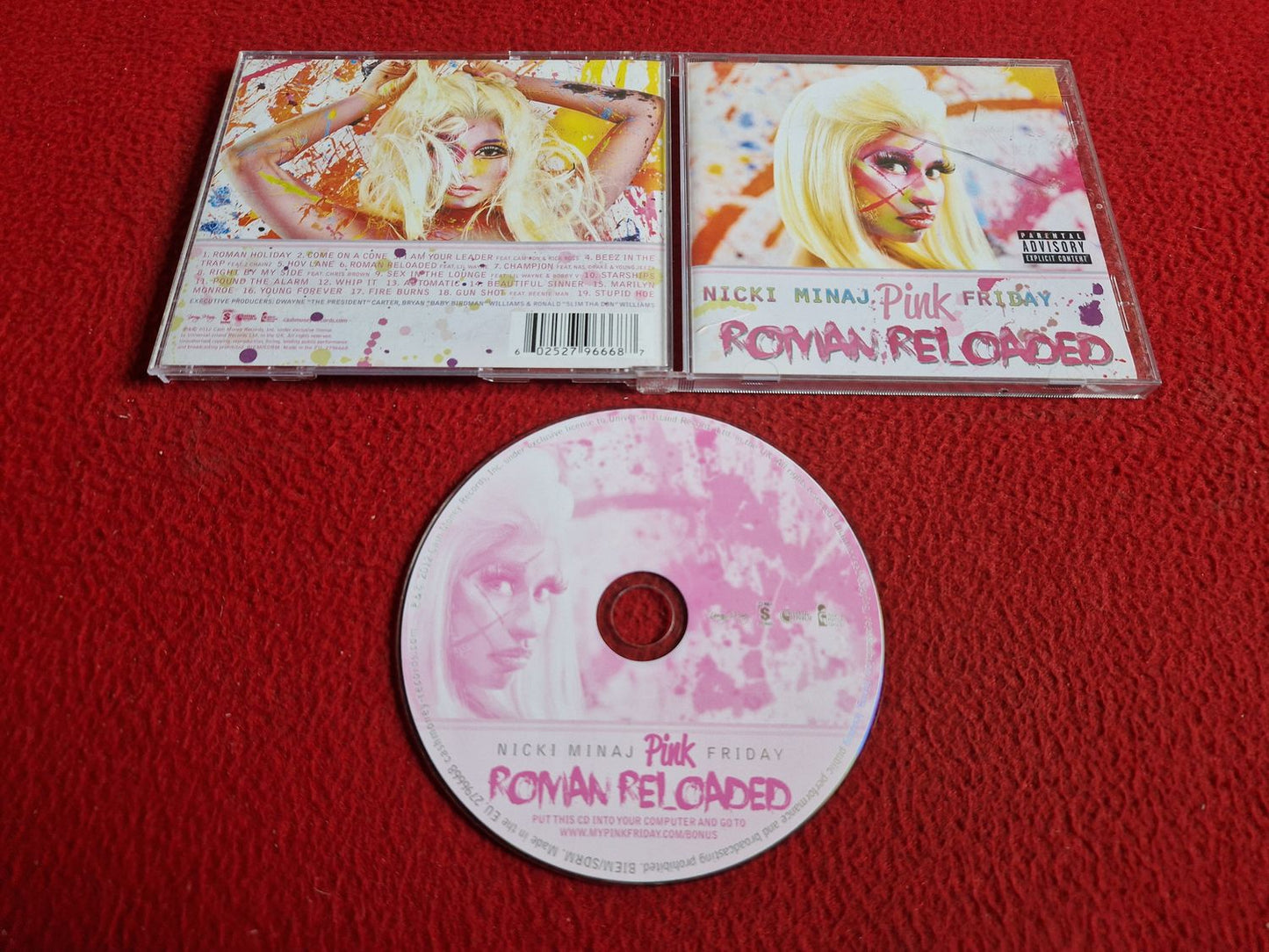 NICKI MINAJ PINK FRIDAY ROMAN RELOADED CD