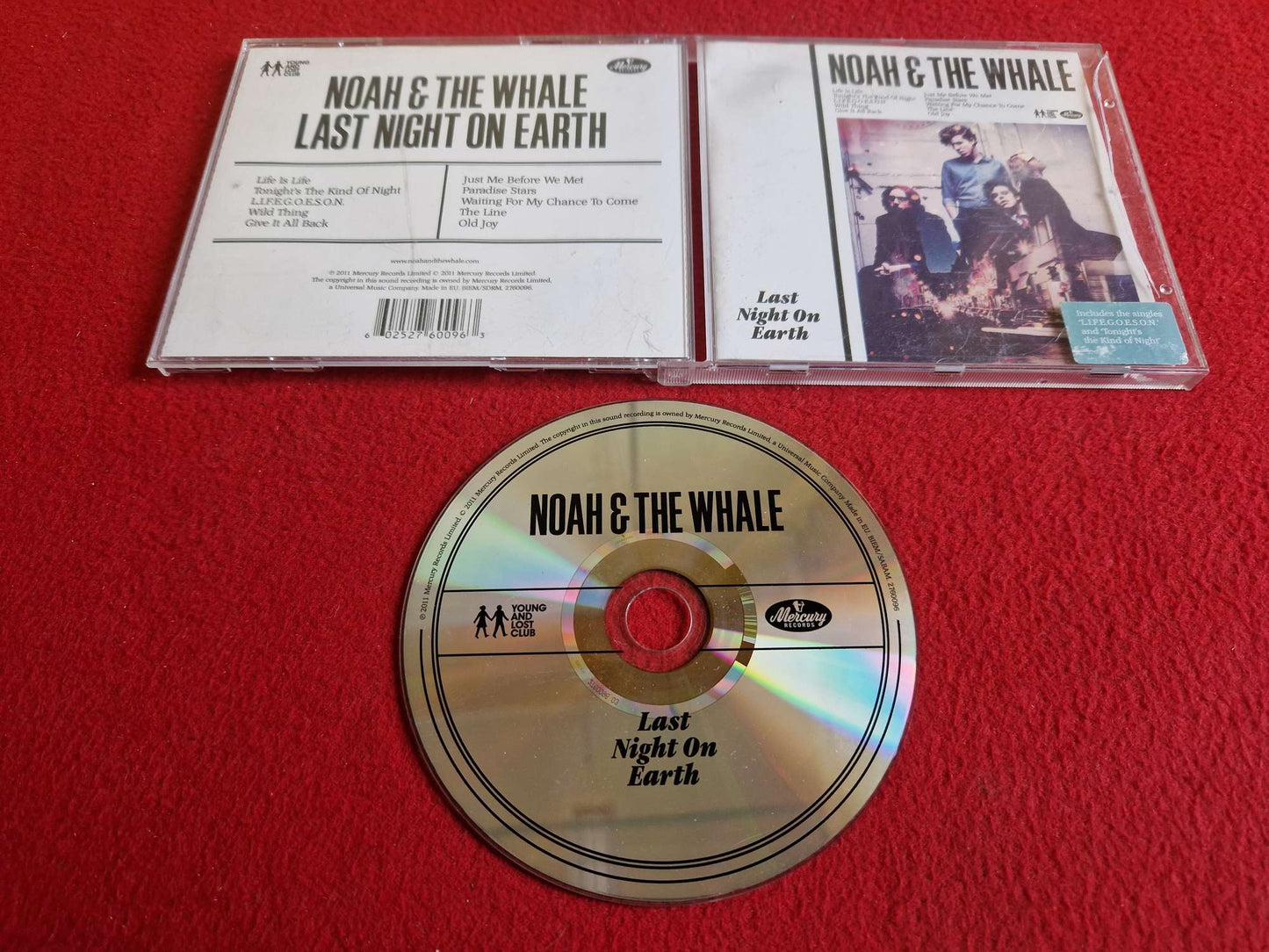 NOAH & THE WHALE LAST NIGHT ON EARTH CD