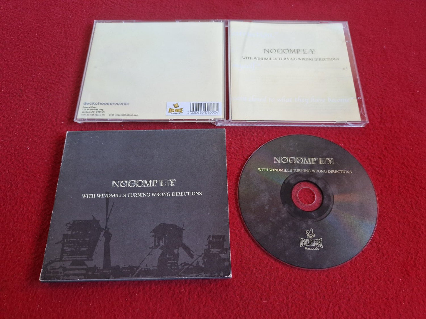 NO COMPLY WITH WINDMILLS TURNING WRONG DIRECTIONS CD