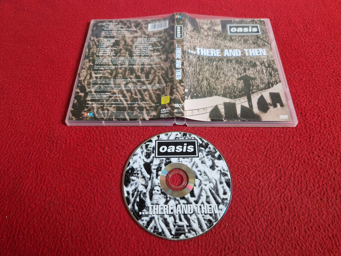 OASIS THERE AND THEN DVD