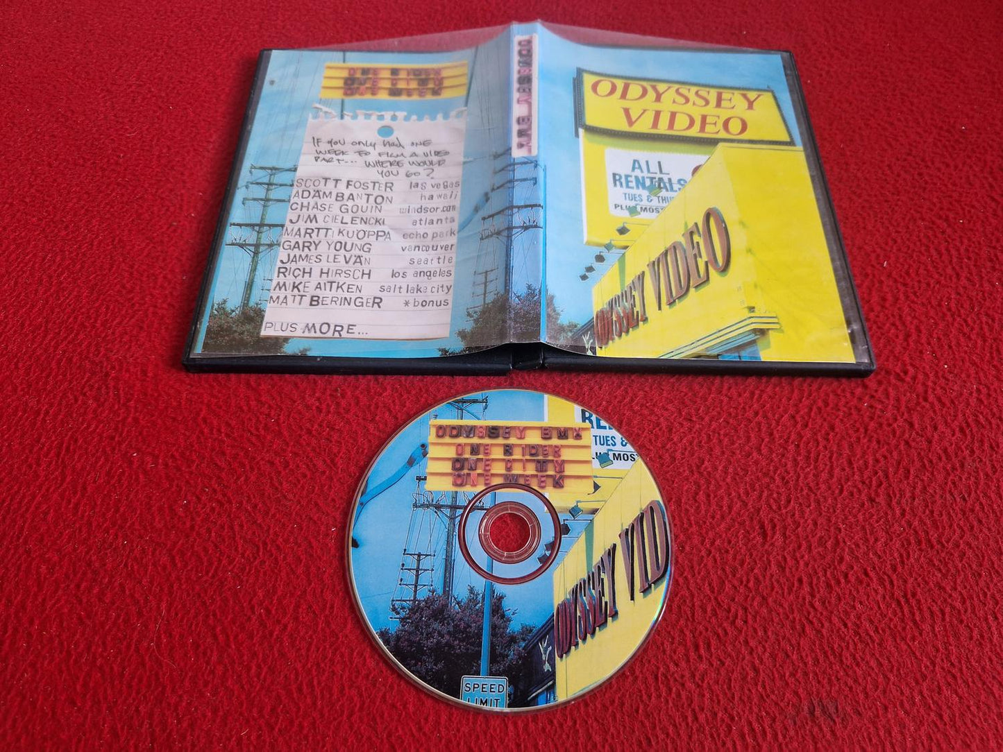 ODYSSEY BMX DVD
