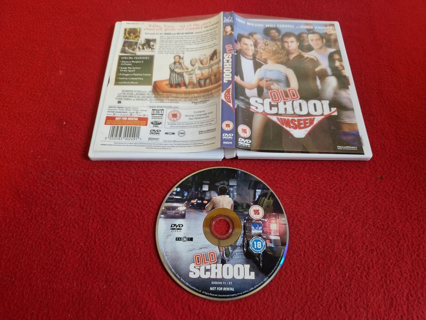 OLD SCHOOL UNSEEN DVD