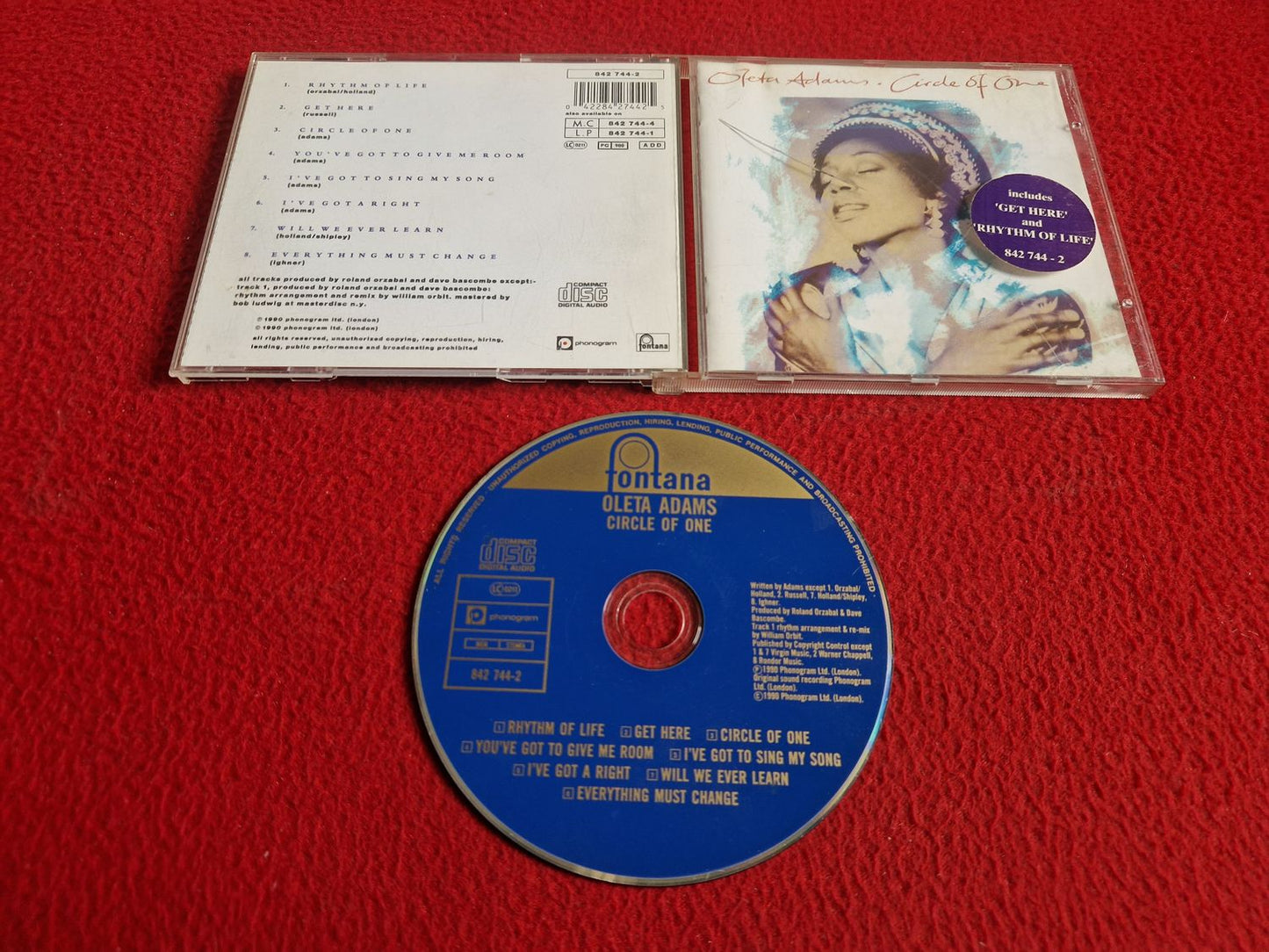 OLETA ADAMS CIRCLE OF ONE CD