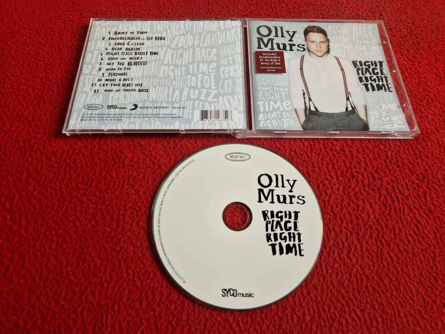 OLLY MURS RIGHT PLACE RIGHT TIME CD