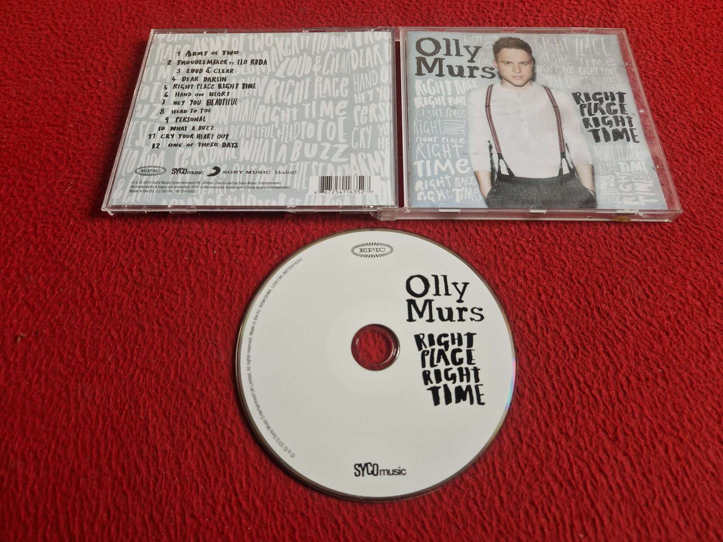 OLLY MURS RIGHT PLACE RIGHT TIME CD