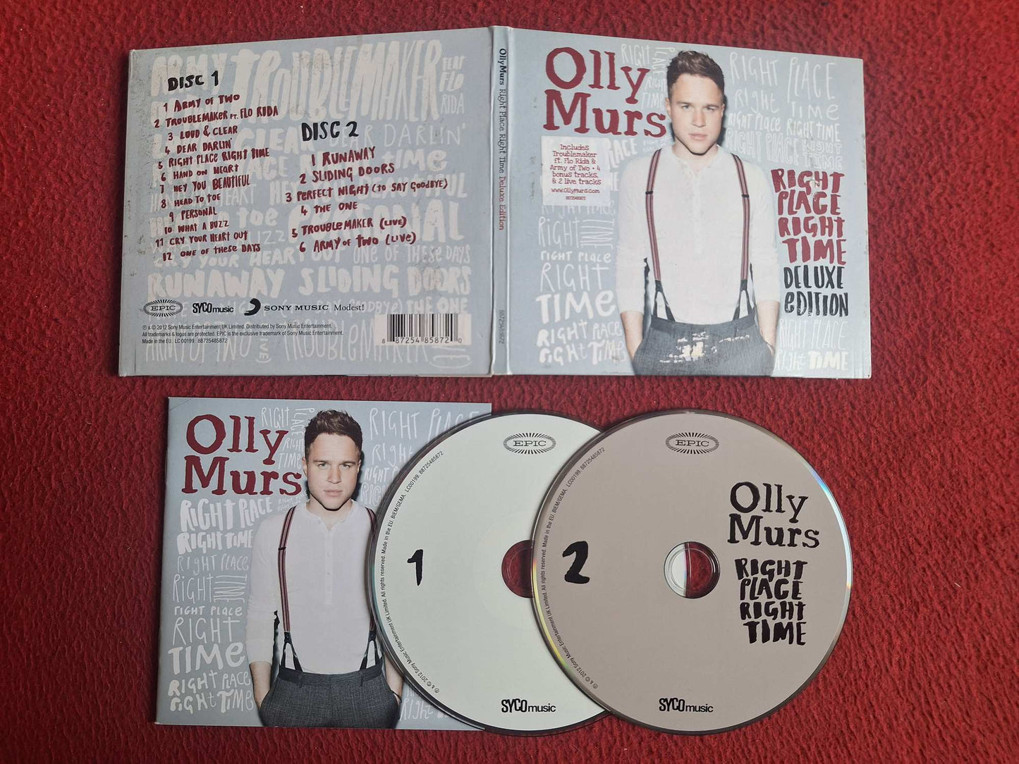 OLLY MURS RIGHT PLACE RIGHT TIME DELUXE EDITION CD