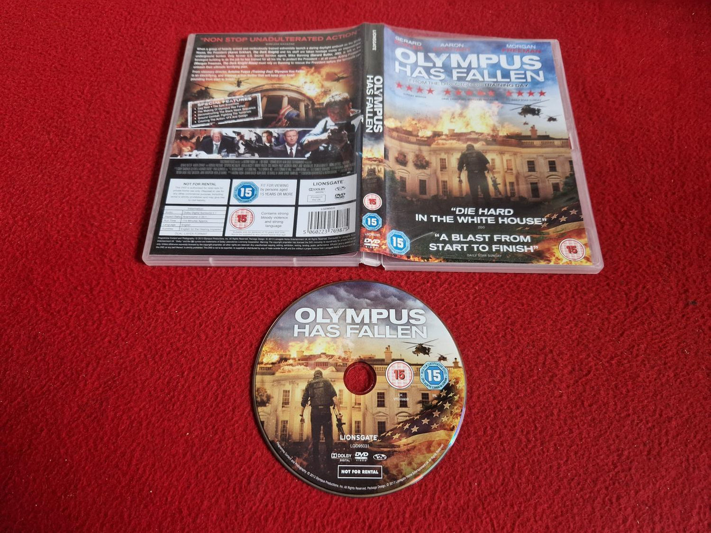 OLYMPUS HAS FALLEN DVD