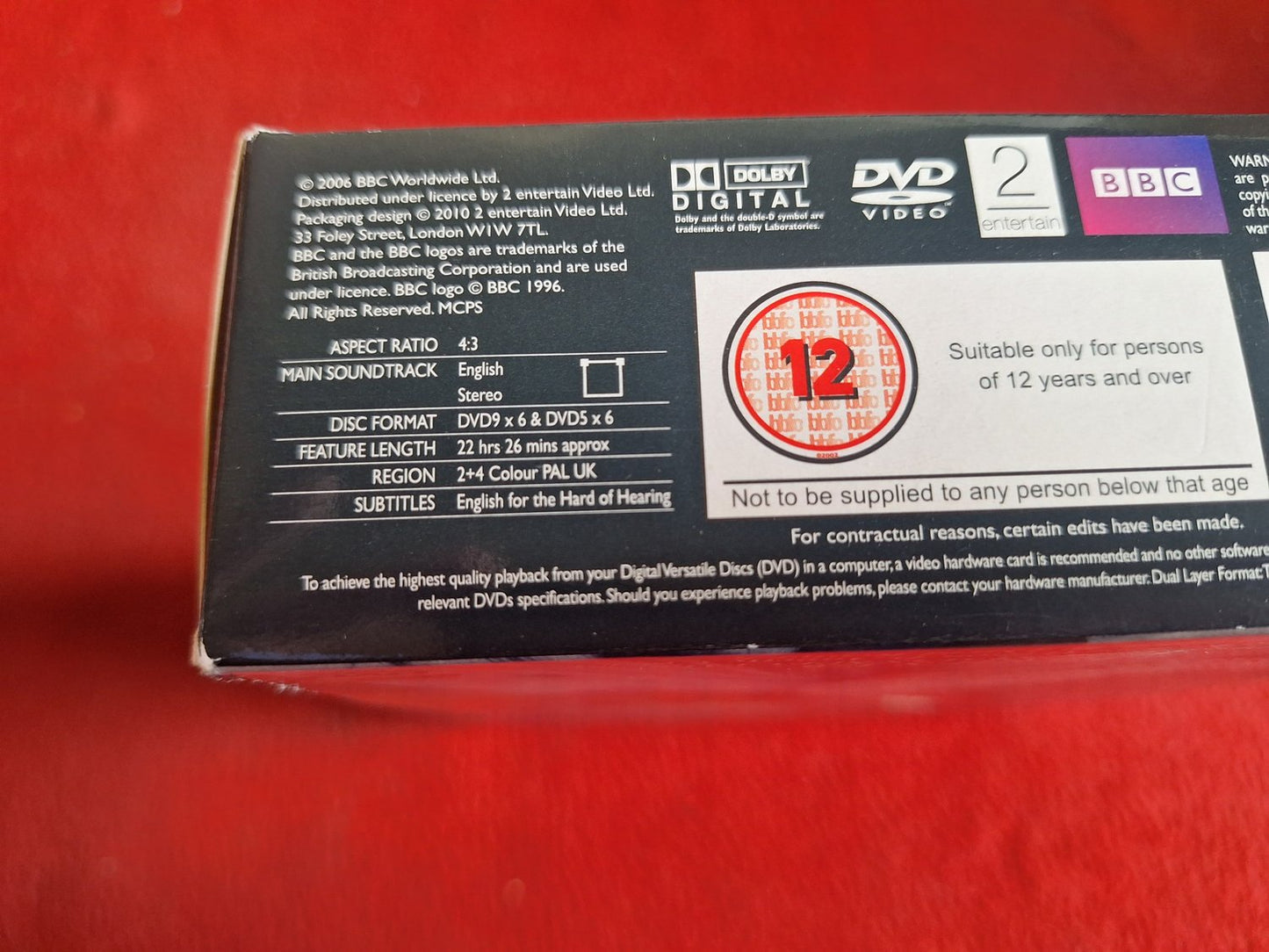 ONE FOOT IN THE GRAVE SERIES 1 - 6 + CHRISTMAS SPECIALS BOX DVD