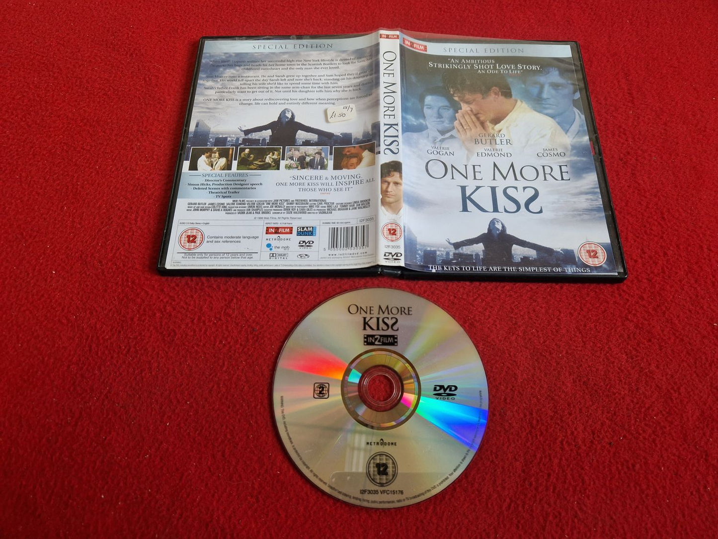 ONE MORE KISS till DVD