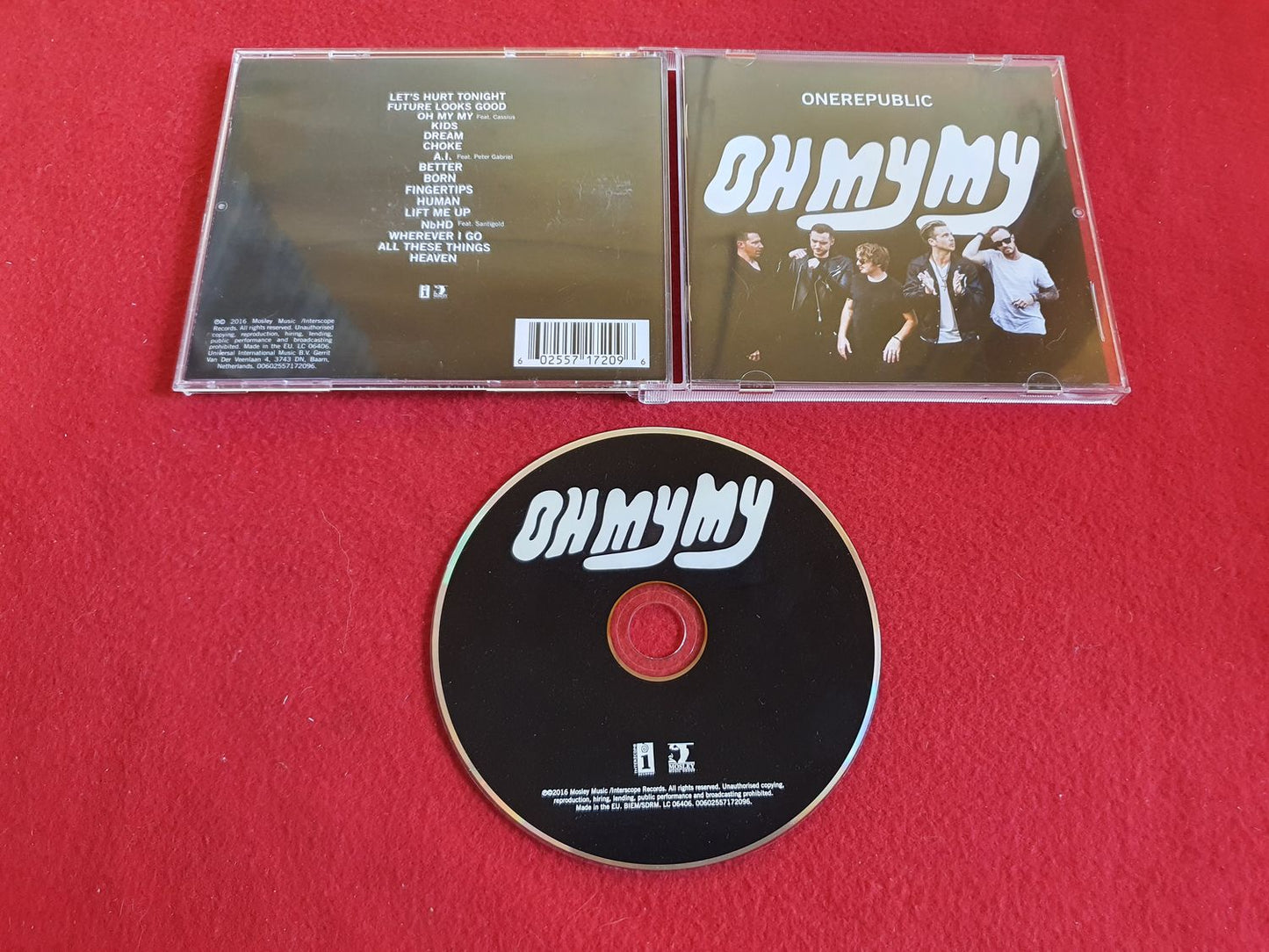 ONE REPUBLIC OH MY MY till CD