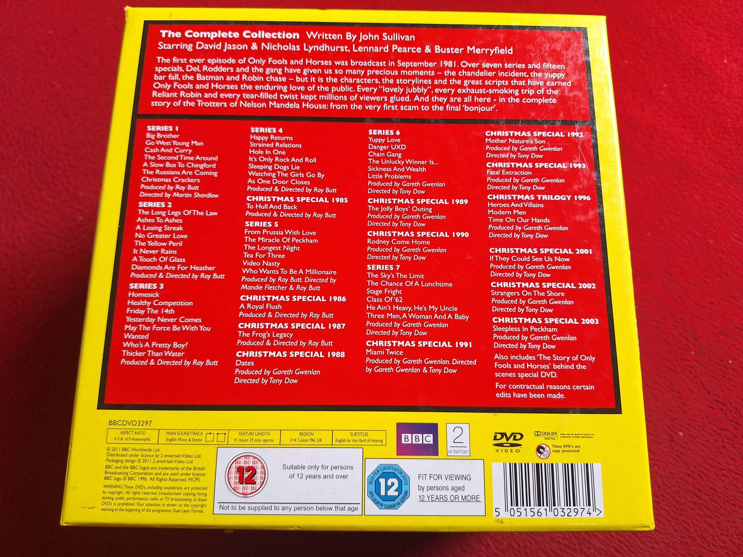 ONLY FOOLS AND HORSES COMPLETE COLL. SERIES 1 - 7 + CHRISTMAS SPECIALS BOX DVD