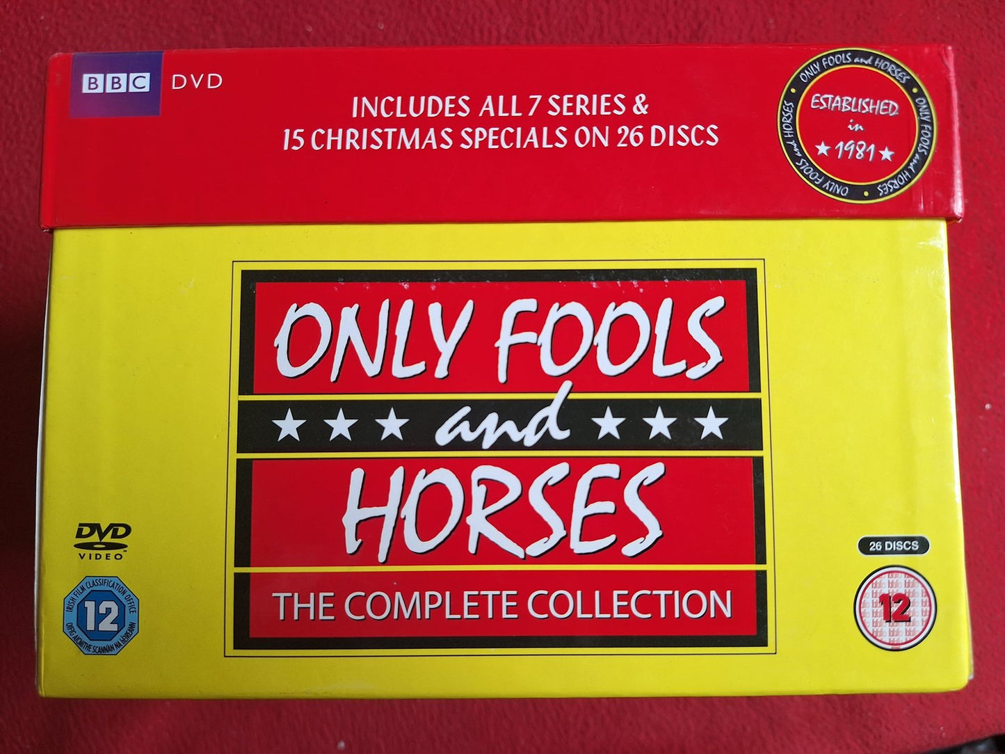 ONLY FOOLS AND HORSES COMPLETE COLL. SERIES 1 - 7 + CHRISTMAS SPECIALS BOX DVD