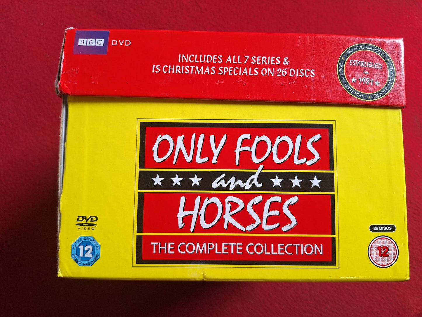 ONLY FOOLS AND HORSES COMPLETE COLL. SERIES 1 - 7 + CHRISTMAS SPECIALS BOX DVD