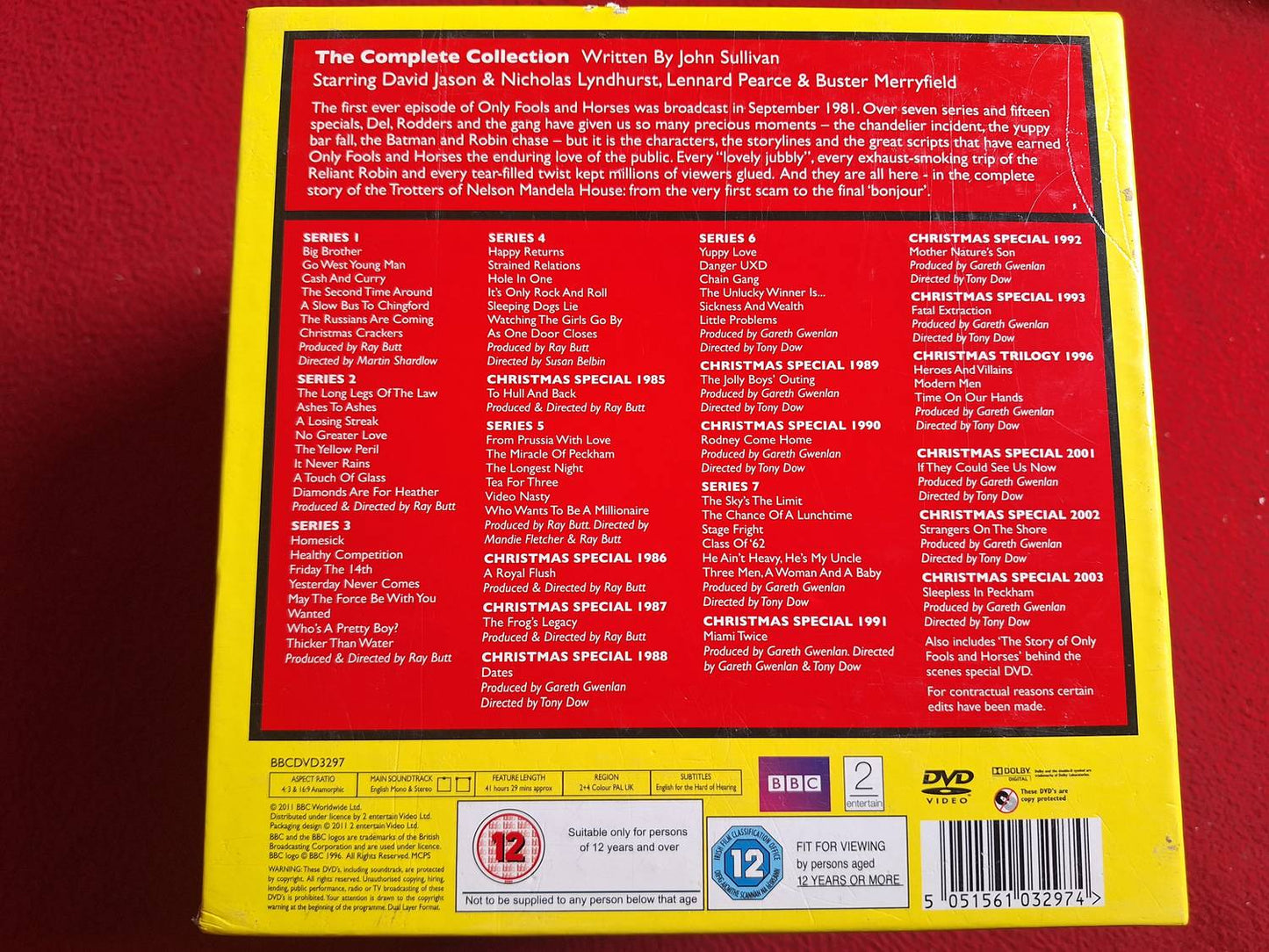 ONLY FOOLS AND HORSES COMPLETE COLL. SERIES 1 - 7 + CHRISTMAS SPECIALS BOX DVD