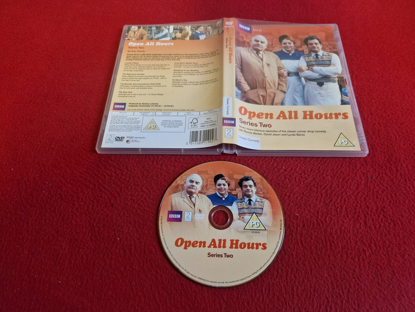 OPEN ALL HOURS SERIES TWO DVD