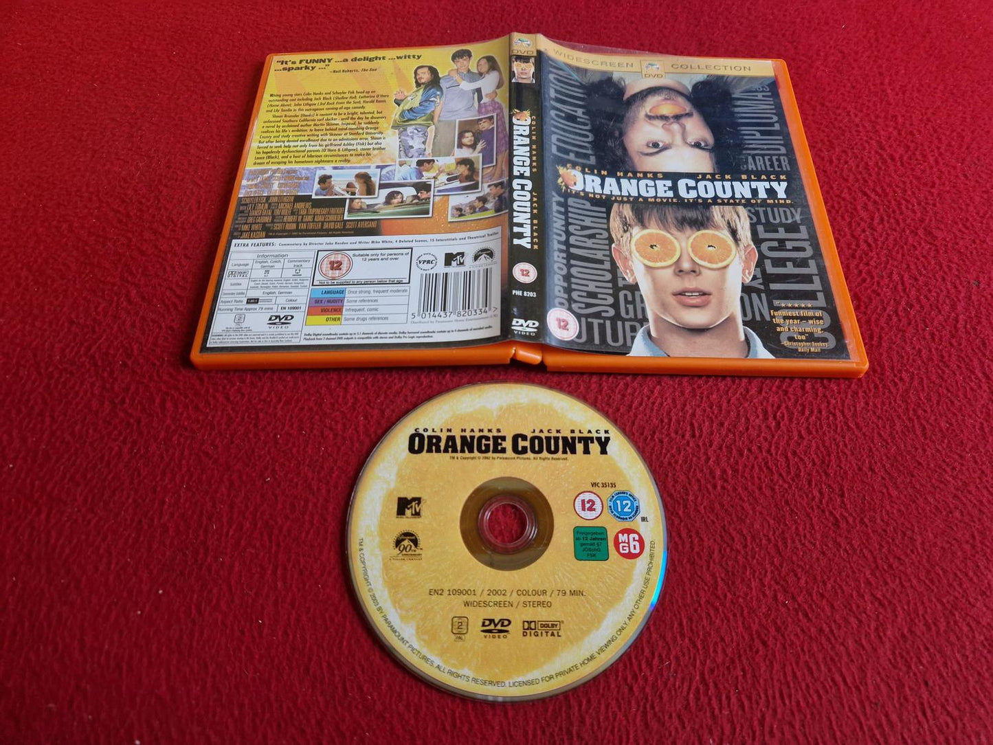 ORANGE COUNTY DVD