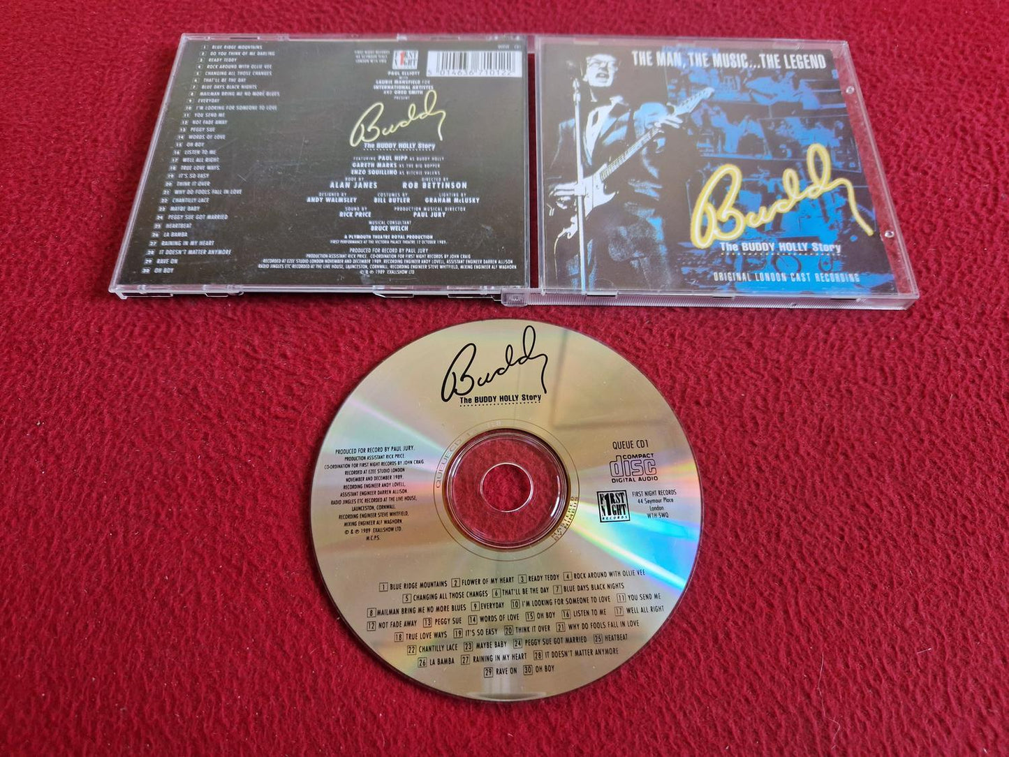 ORIGINAL LONDON CAST THE BUDDY HOLLY STORY CD