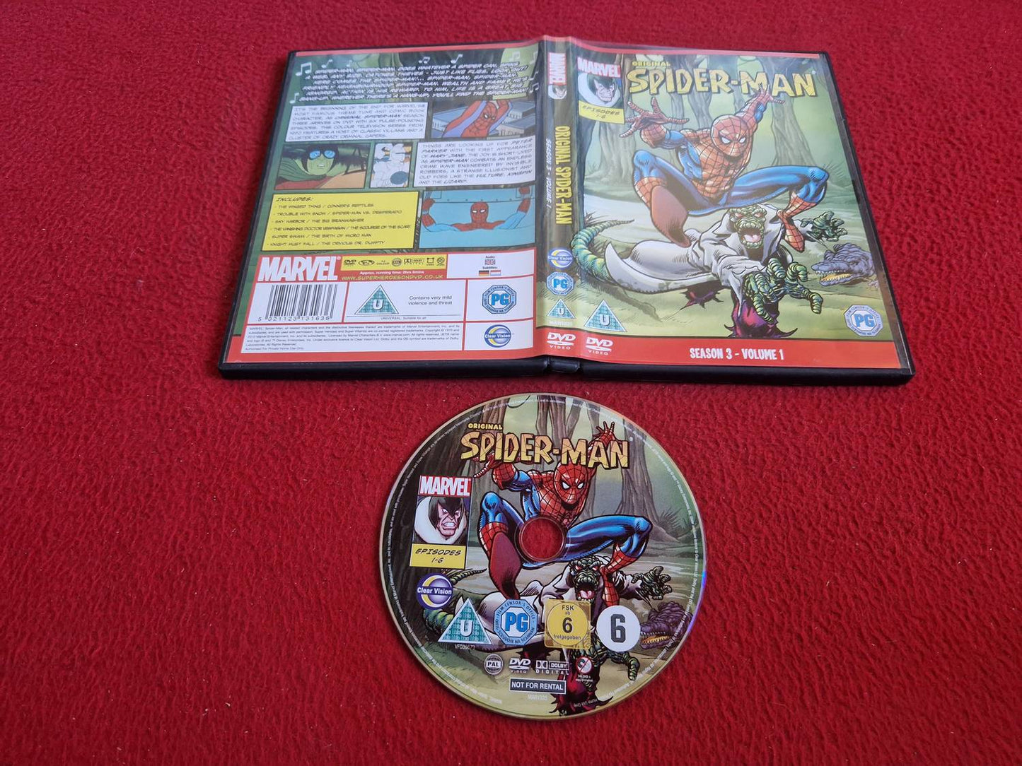 ORIGINAL SPIDER-MAN SEASON 3 - VOLUME 1 DVD