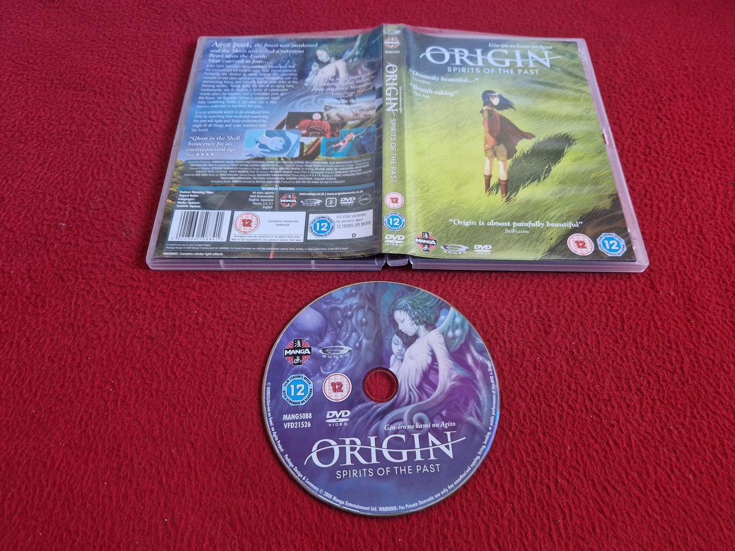 ORIGIN SPIRITS OF THE PAST DVD