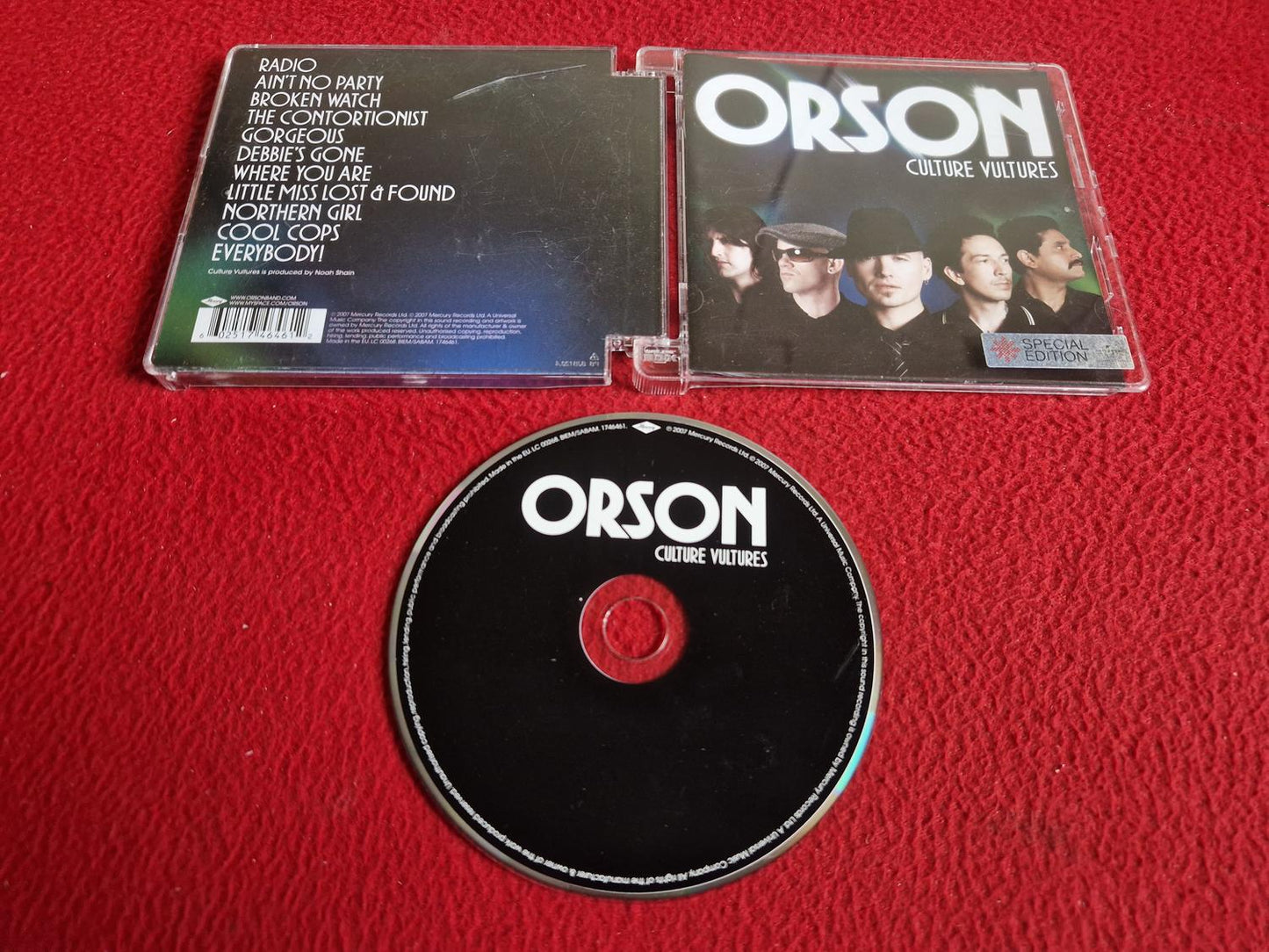 ORSON CULTURE VULTURES CD