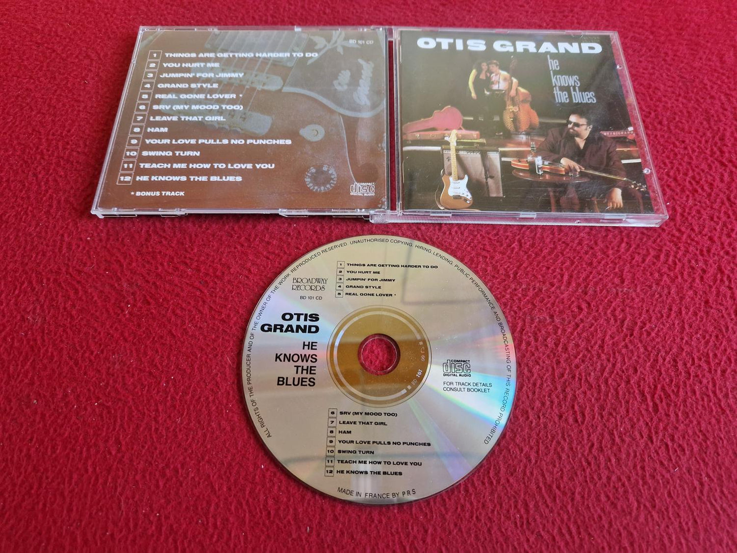 OTIS GRAND HE KNOWS THE BLUES CD