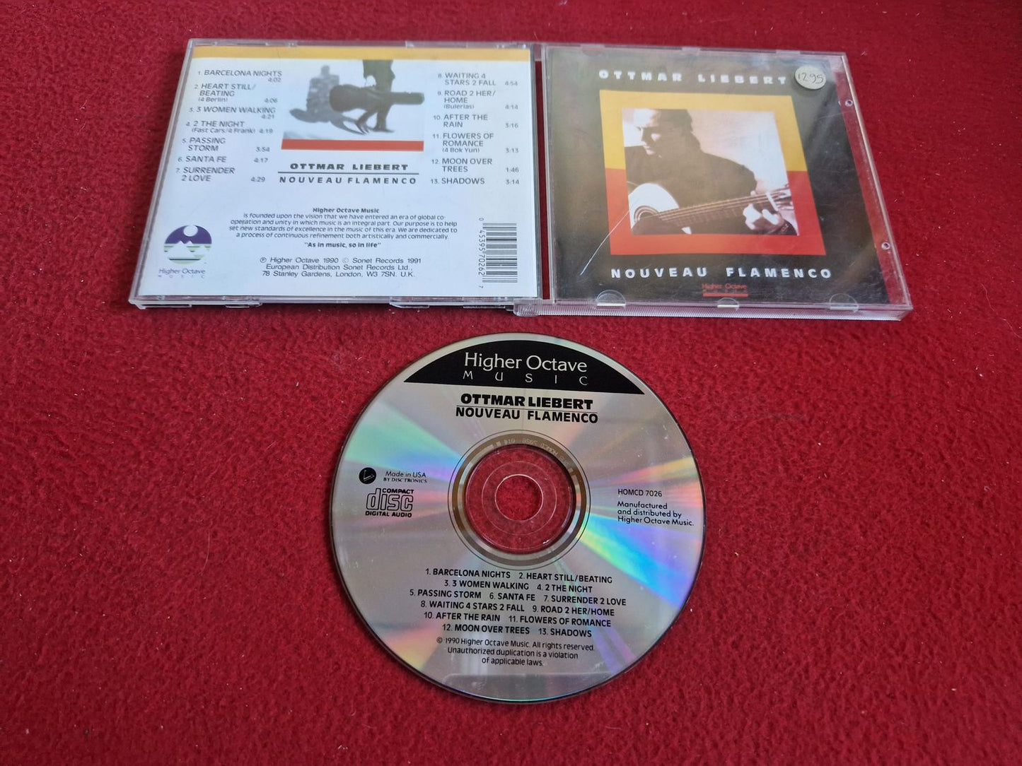 OTTMAR LIEBERT NOUVEAU FLAMENCO till CD