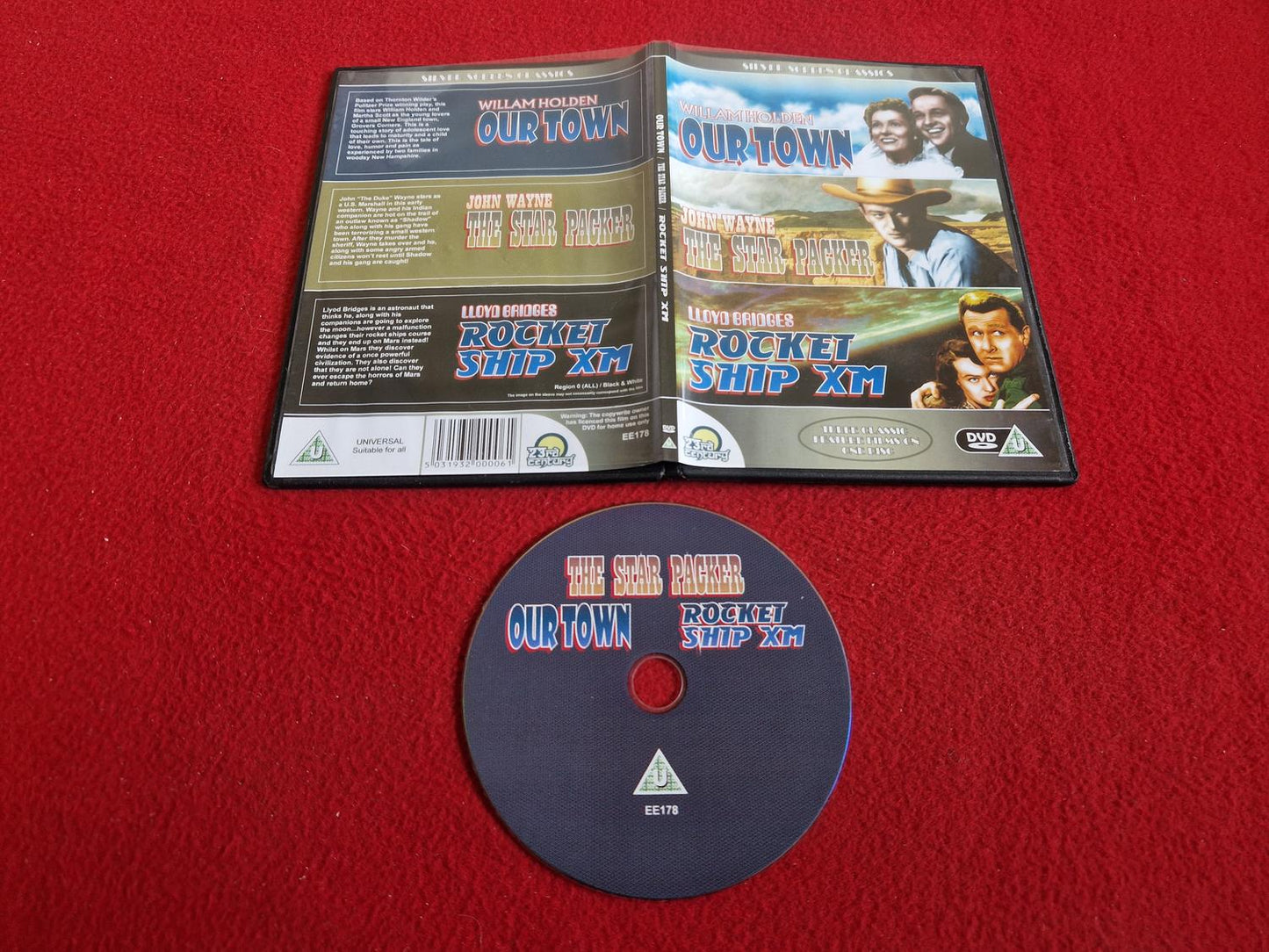 OUR TOWN / THE STAR PACKER / ROCKET SHIP XM till DVD