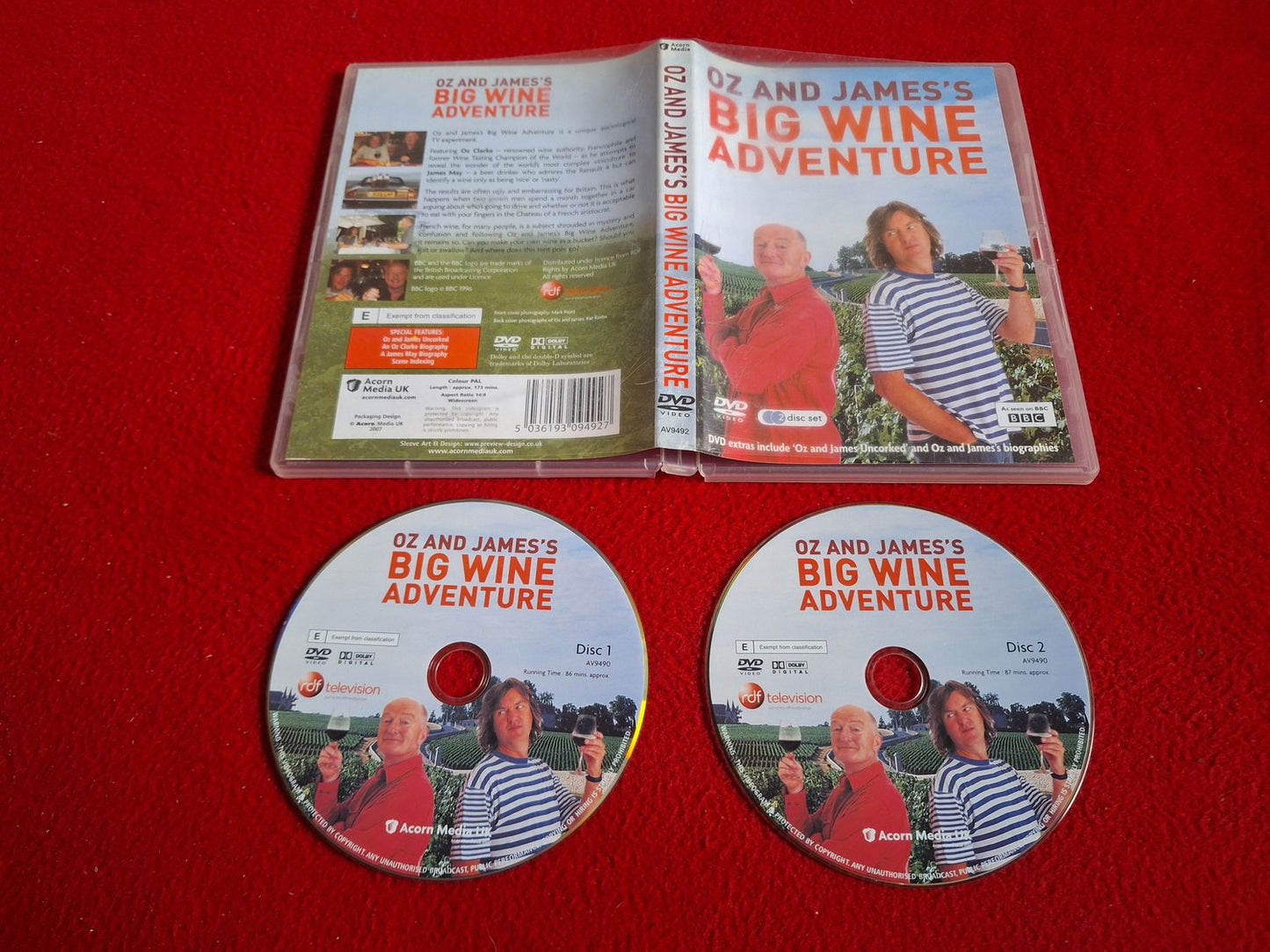 OZ AND JAMES'S BIG WINE ADVENTURE DVD