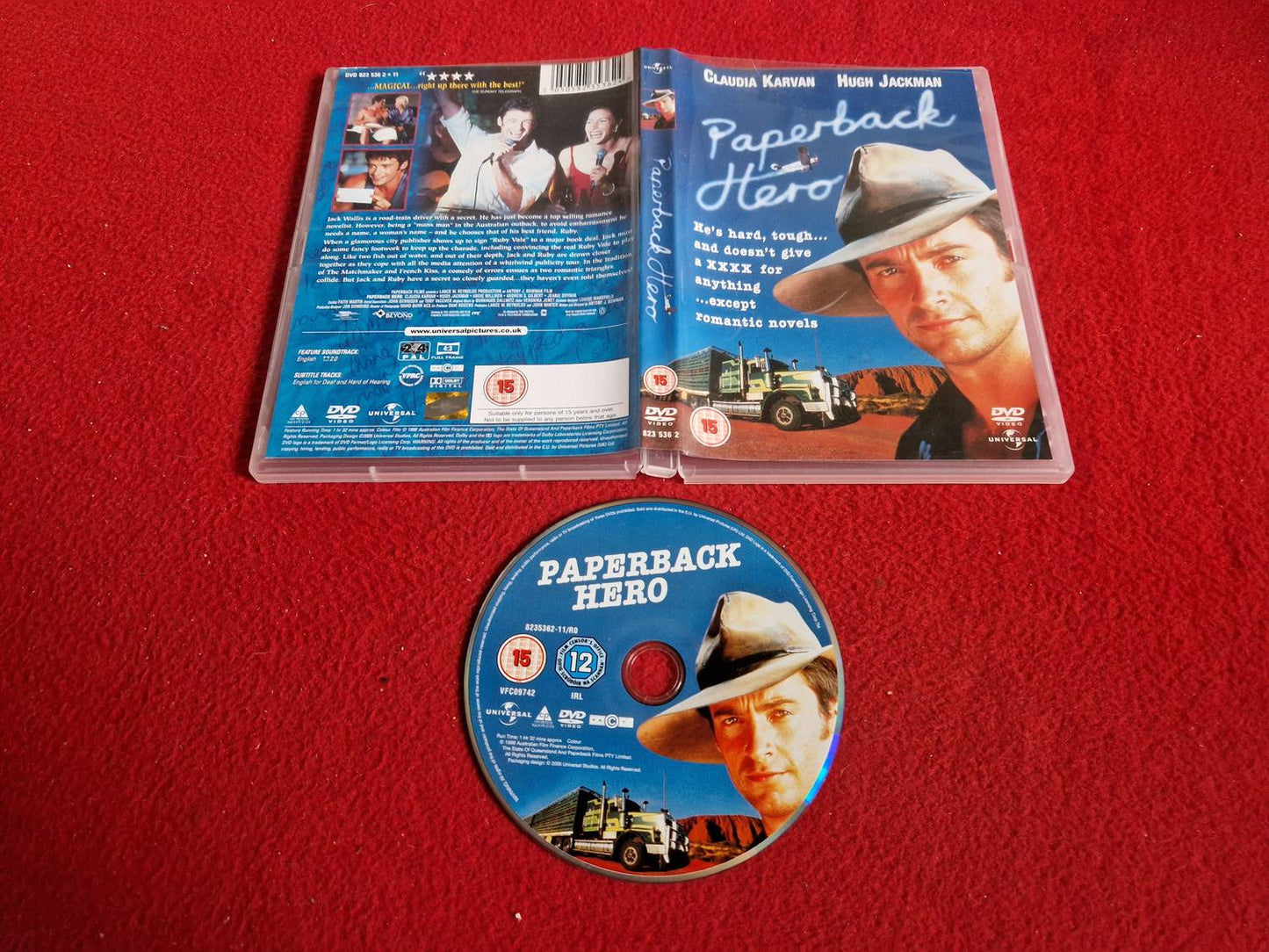 PAPERBACK HERO DVD
