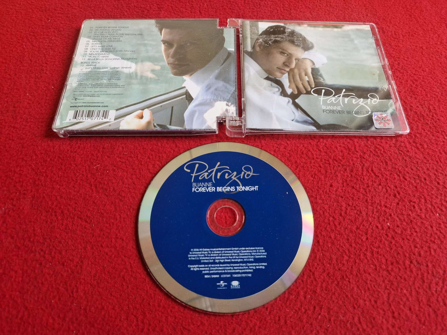 PATRIZIO BUANNE FOREVER BEGINS TONIGHT CD