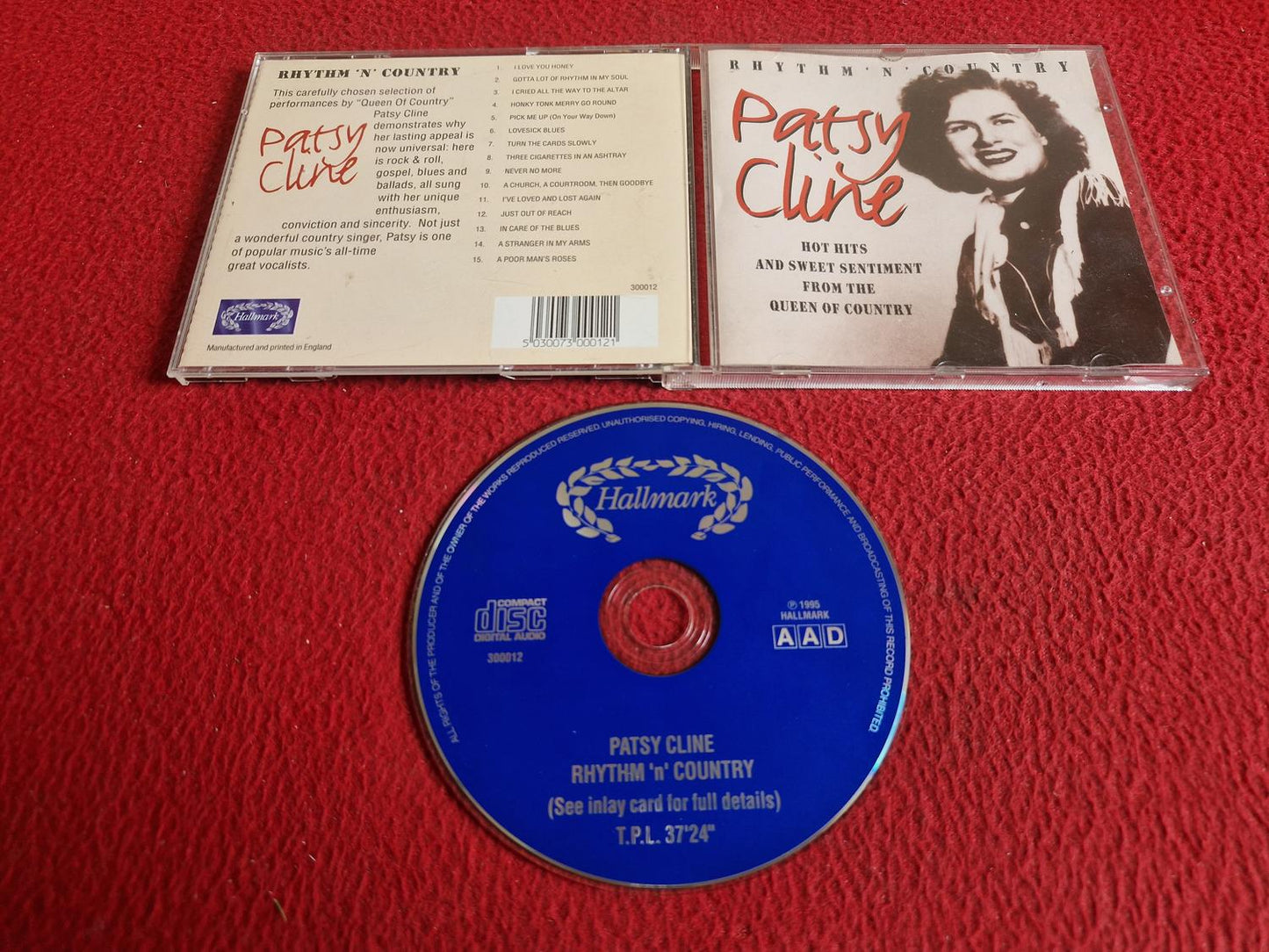 PATSY CLINE RHYTHM 'N' COUNTRY CD