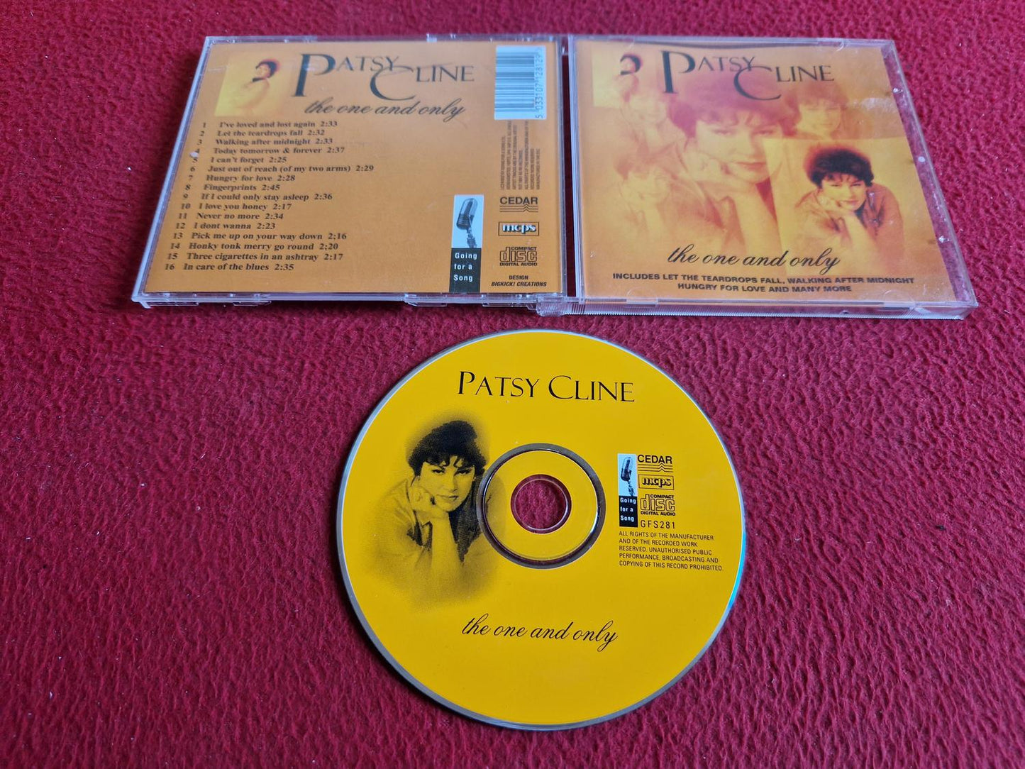 PATSY CLINE THE ONE AND ONLY CD