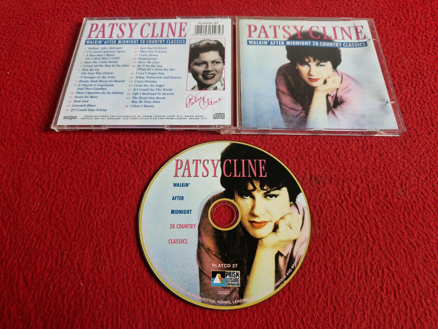 PATSY CLINE WALKIN' AFTER MIDNIGHT CD