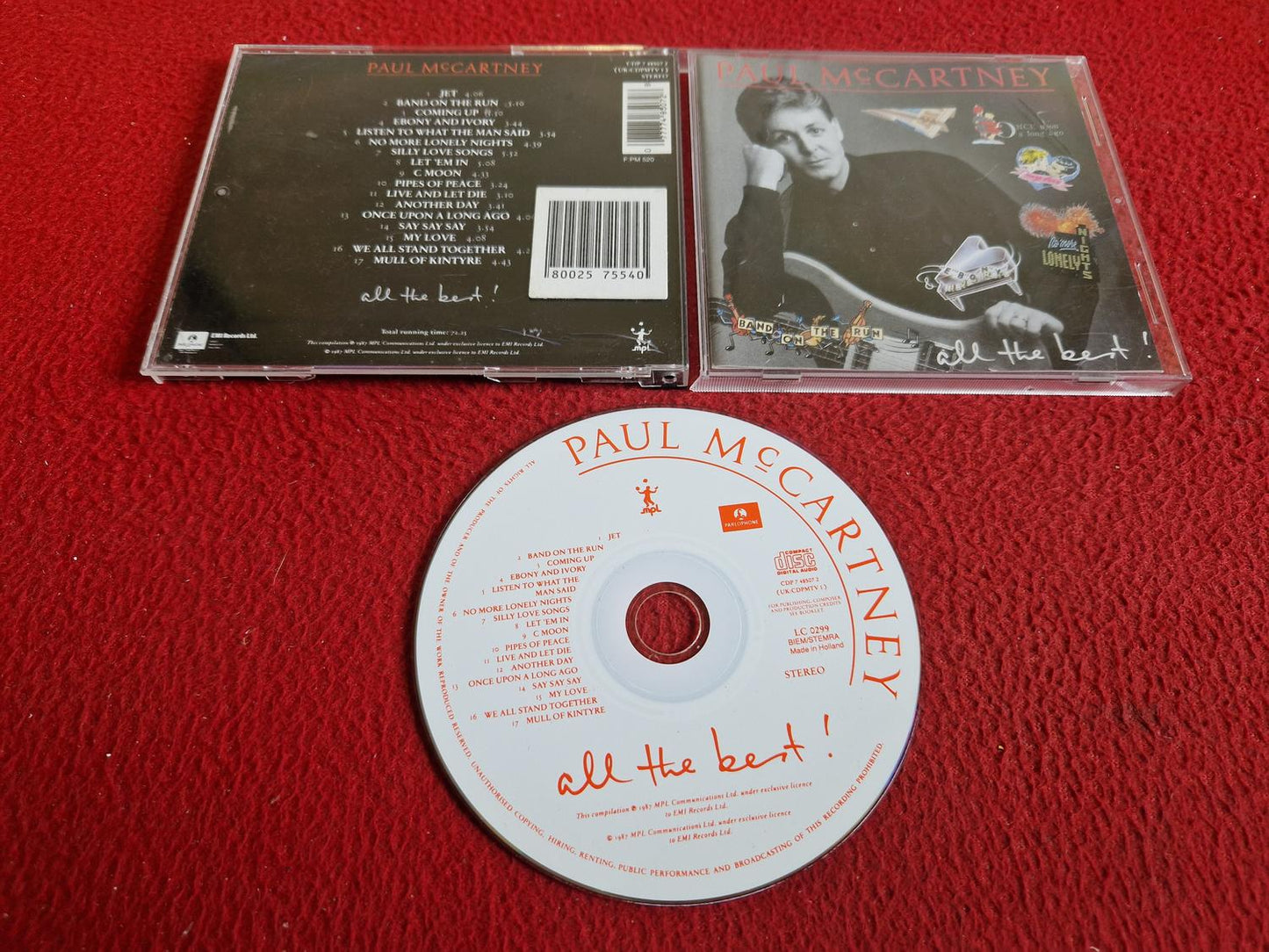 PAUL MCCARTNEY ALL THE BEST! CD