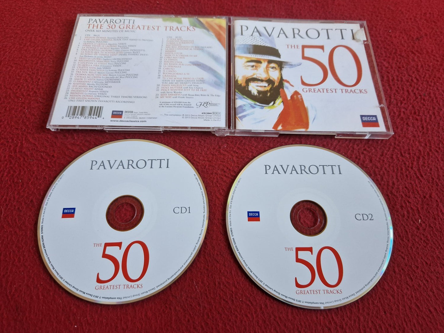 PAVAROTTI THE 50 GREATEST TRACKS CD