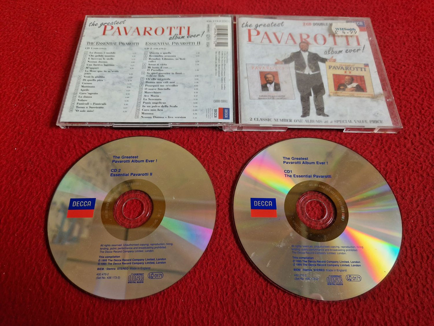 PAVAROTTI THE GREATEST PAVAROTTI ALBUM EVER 2 CD