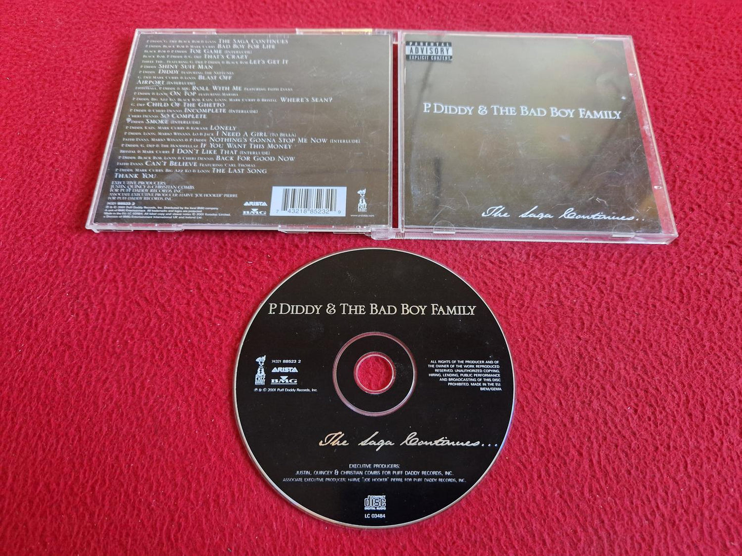 P.DIDDY & THE BAD BOY FAMILY THE SAGA CONTINUES CD