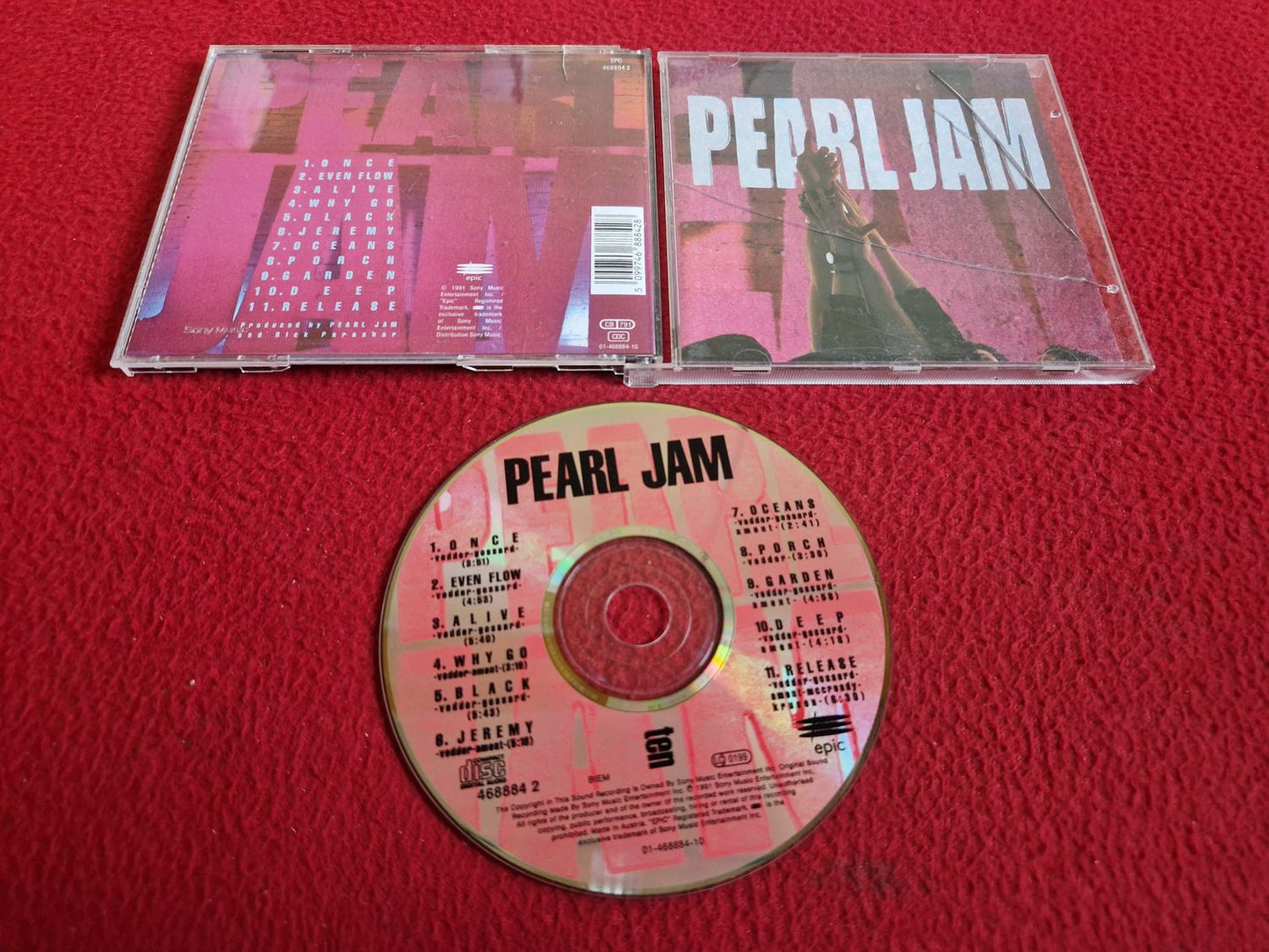 PEARL JAM TEN CD