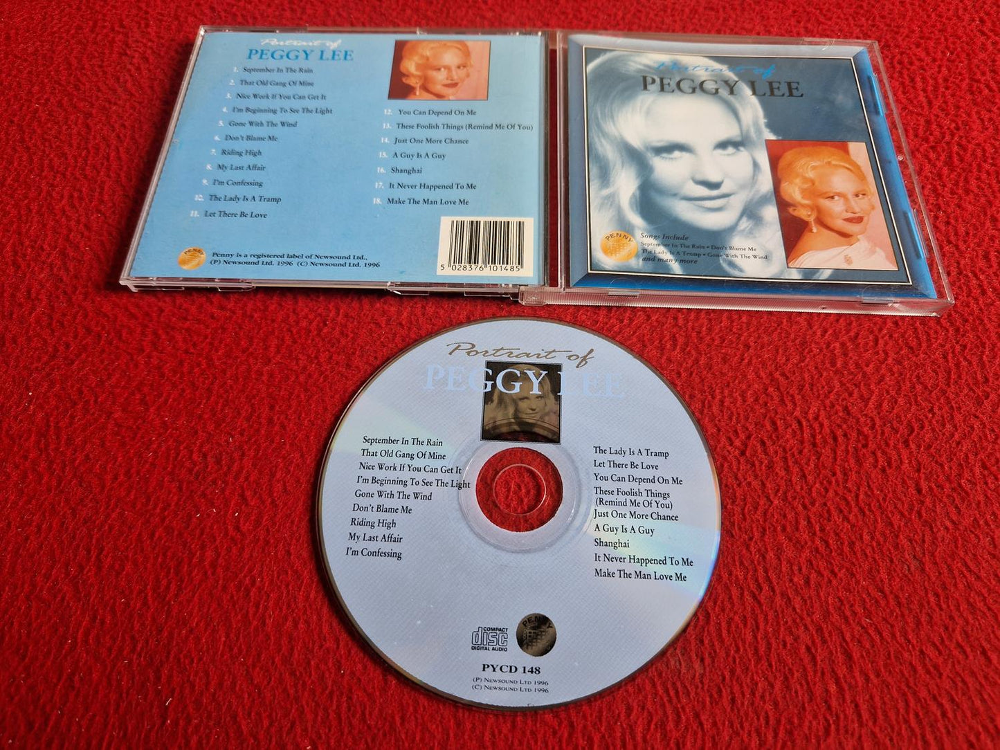 PEGGY LEE PORTRAIT OF CD