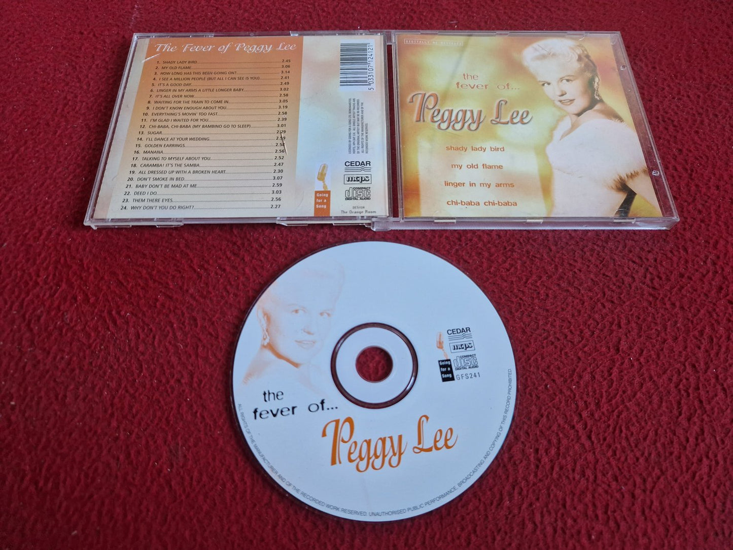 PEGGY LEE THE FEVER OF CD