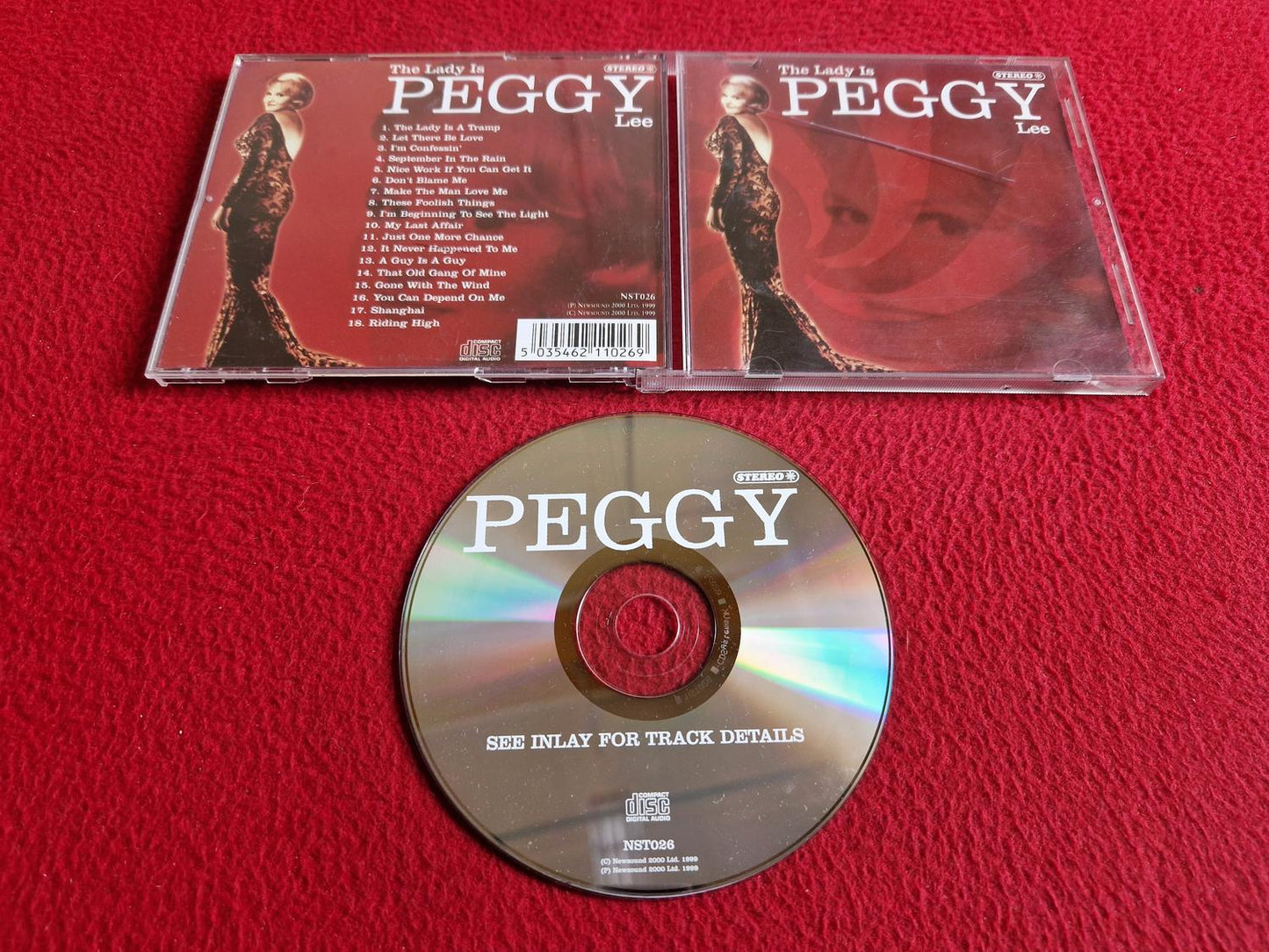 PEGGY LEE THE LADY IS PEGGY LEE CD