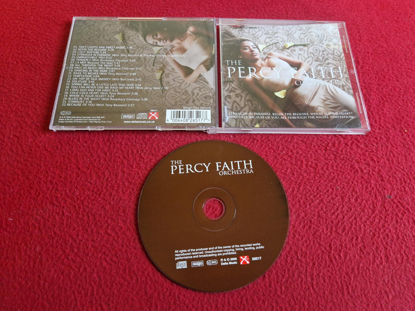 PERCY FAITH THE PERCY FAITH ORCHESTRA CD