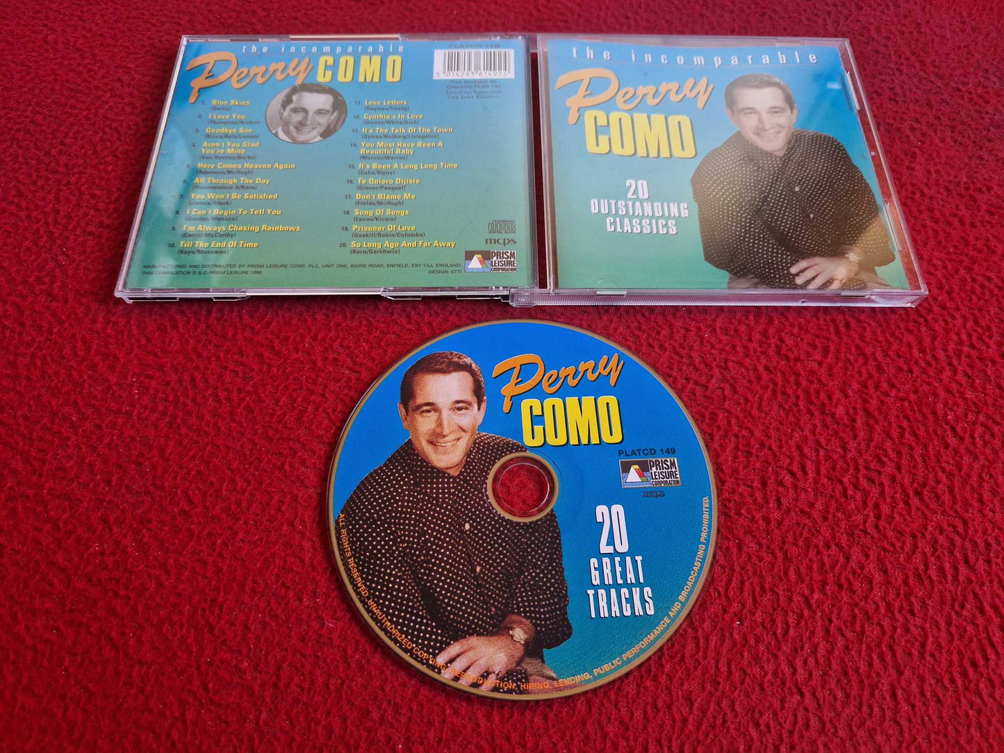 PERRY COMO INCOMPARABLE CD